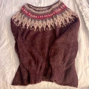 Free People Baltic Fair Isle sweater